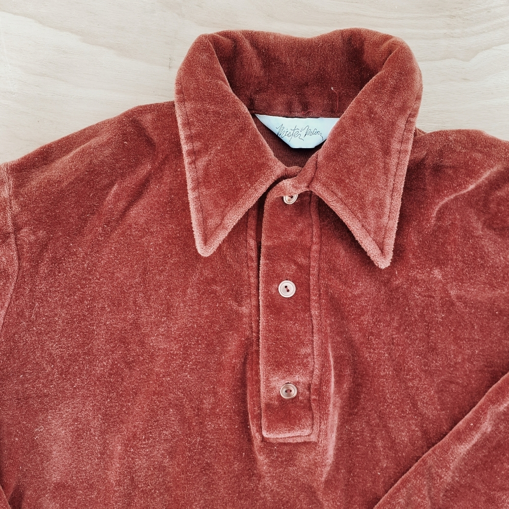 •Mister Man• Vintage Quarter Button Up Sweater
